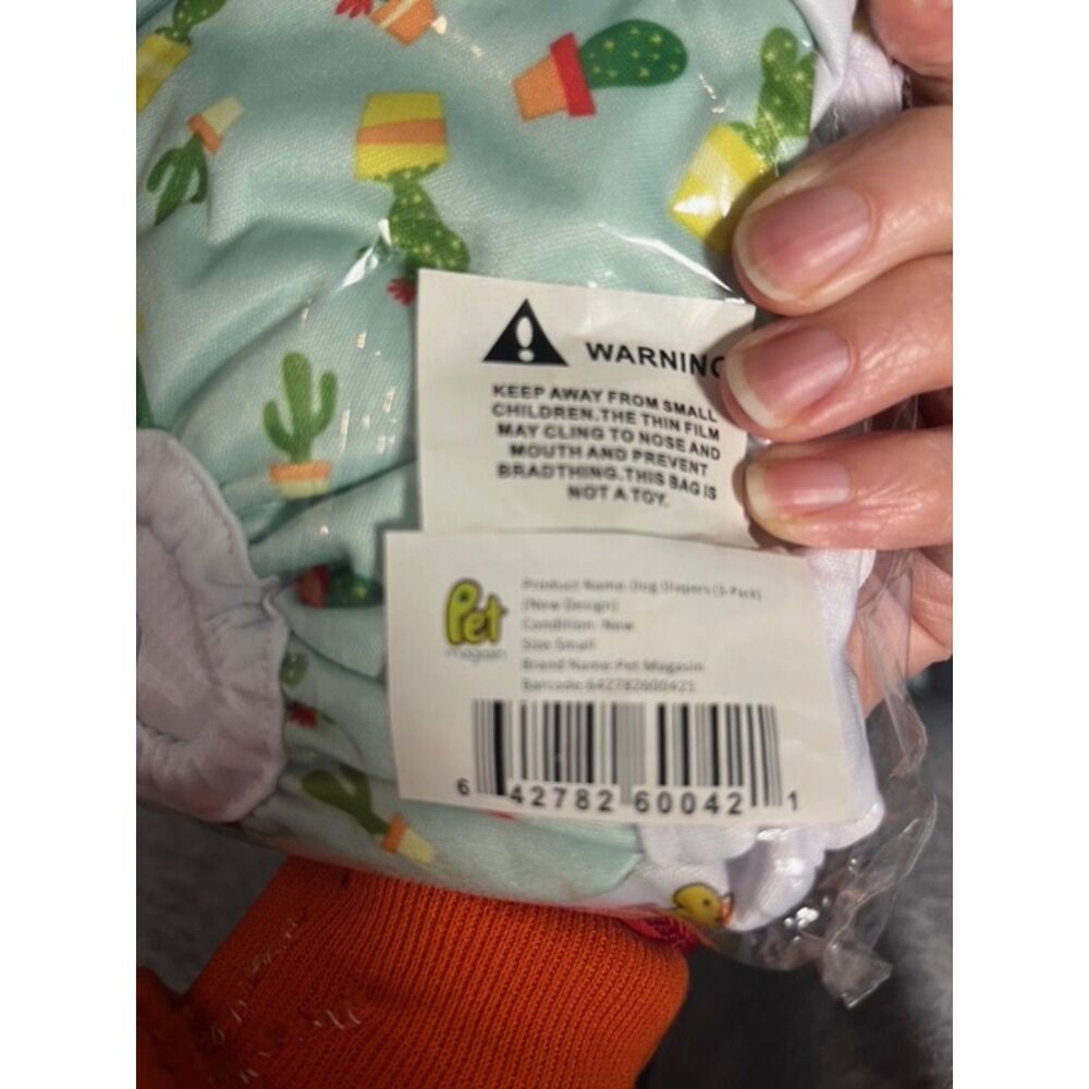 Lot of Dog Puppy Potty Period Washable Reusable Diapers Size Small Medium NIP